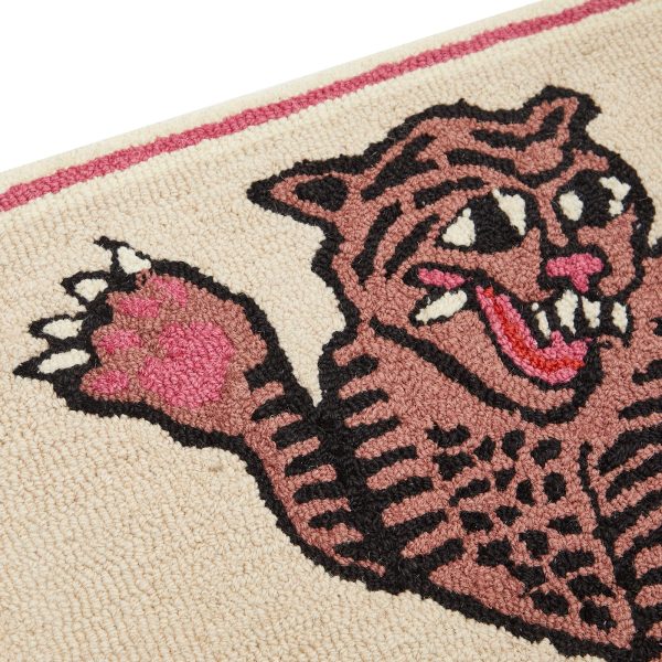 Bongusta Pink Tiger Frame Rug