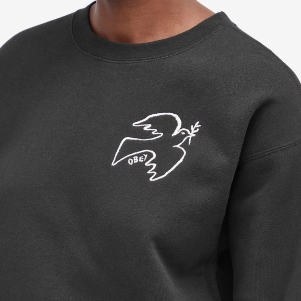 Obey Peace Dove Crew Sweatshirt