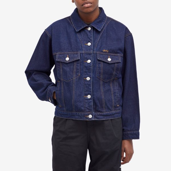 Obey Juniper Oversized Trucker Jacket