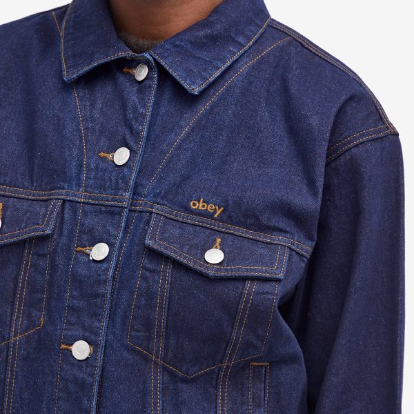 Obey Juniper Oversized Trucker Jacket