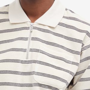 Obey Laurel Stripe Polo Top