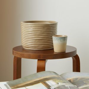 ferm LIVING Corduroy Ceramic Pot