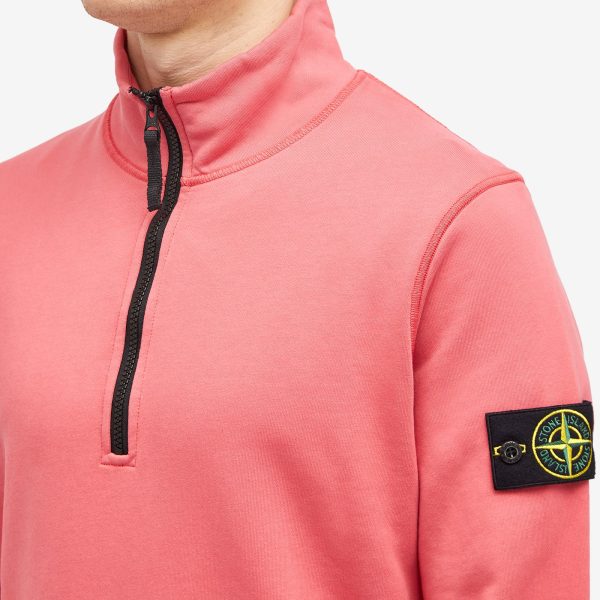 Stone Island Garment Dyed Half Zip  Sweat