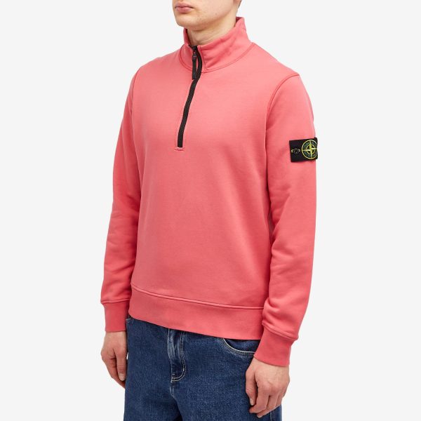 Stone Island Garment Dyed Half Zip  Sweat