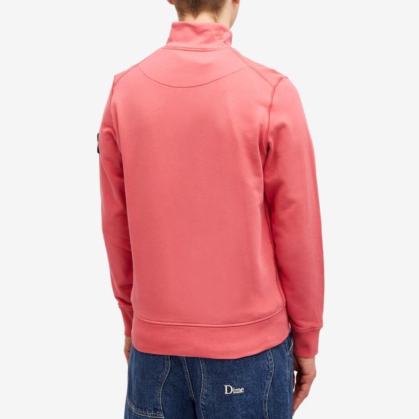 Stone Island Garment Dyed Half Zip  Sweat