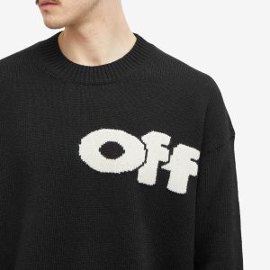 Off-White Logo Crew Knit