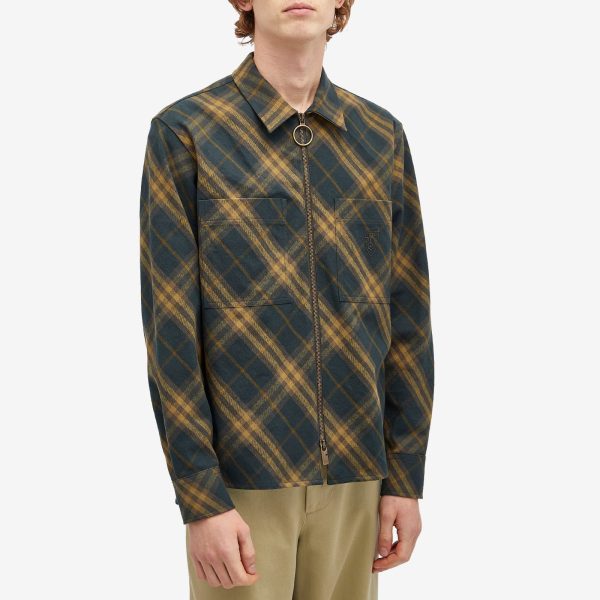 Burberry Check Zip Overshirt