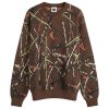 Good Morning Tapes Stick Camo Knit Sweater