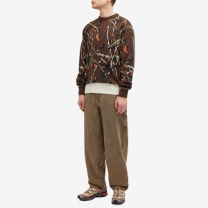 Good Morning Tapes Stick Camo Knit Sweater