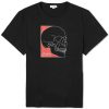 Alexander McQueen Outline Skull Print T-Shirt