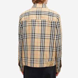 Burberry Check Denim Jacket