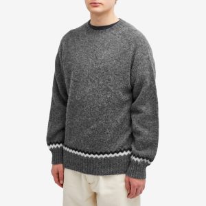 YMC Suedehead Zig Zag Knit Jumper