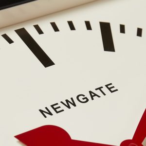 Newgate Clocks Number Five Railway Wall Clock