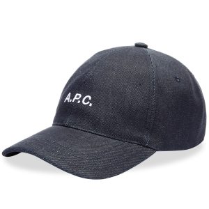 A.P.C. Denim Logo Cap