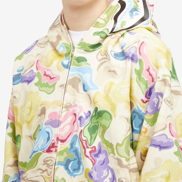 A Bathing Ape Bape Art Camo Shark Hoodie