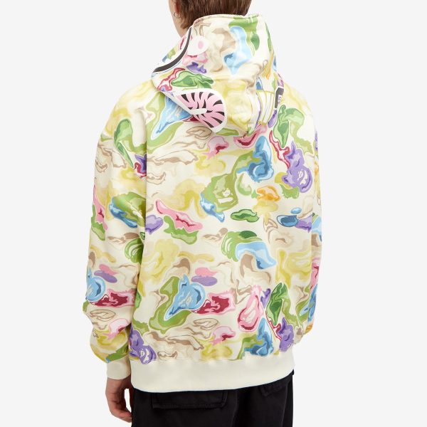 A Bathing Ape Bape Art Camo Shark Hoodie