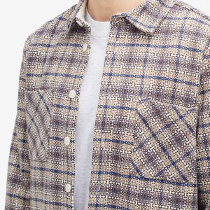 Wax London Whiting Basket Check Overshirt