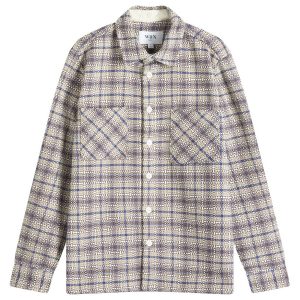 Wax London Whiting Basket Check Overshirt