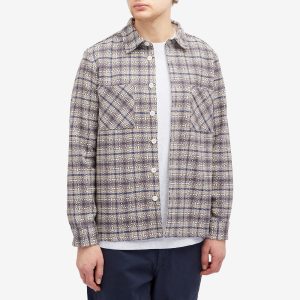 Wax London Whiting Basket Check Overshirt