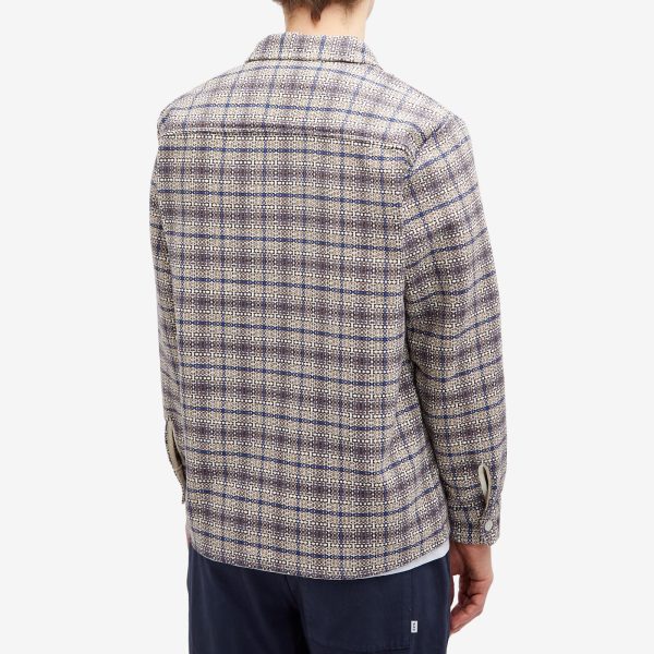 Wax London Whiting Basket Check Overshirt