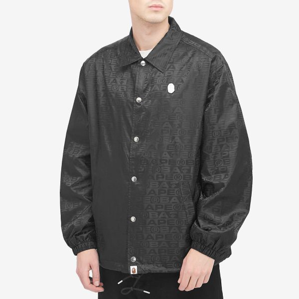 A Bathing Ape Jaquard Nylon Coach Jacket