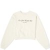 Sporty & Rich NY Health Club Cropped Crew Sweat