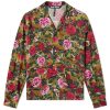 END. x Palm Angels Allover Camo Rose Pajama Shirt