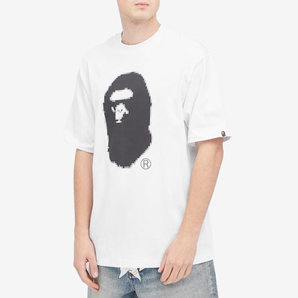 A Bathing Ape Pixel Ape Head T-Shirt