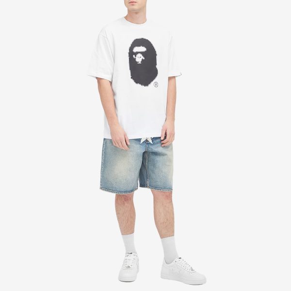 A Bathing Ape Pixel Ape Head T-Shirt