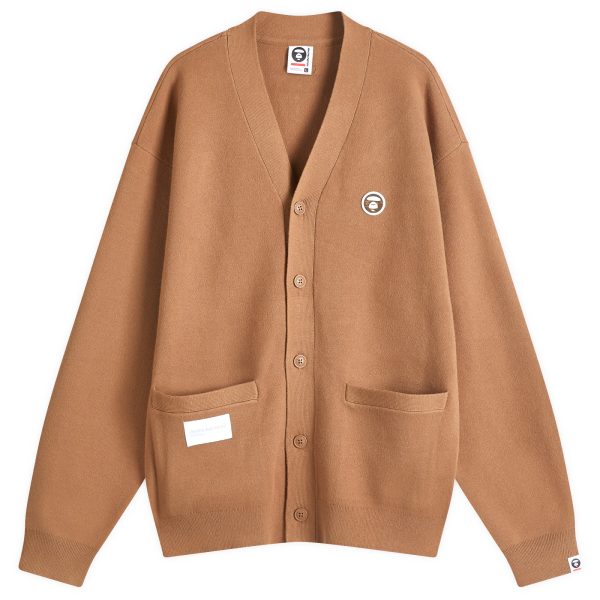 AAPE Now Camo Badge Knit Cardigan