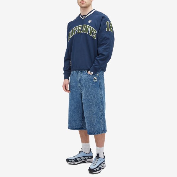 AAPE Jacquard Denim Shorts