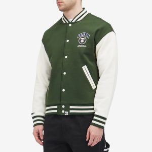 AAPE Now Fleece Baseball Jacket