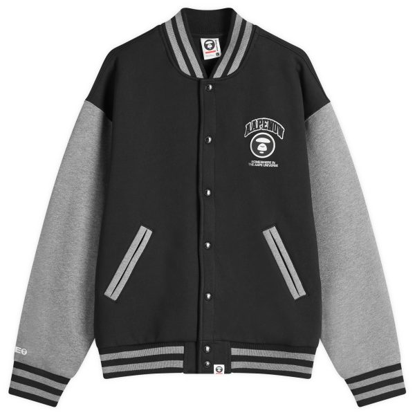 AAPE Now Fleece Baseball Jacket