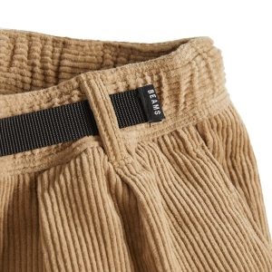 BEAMS Webbing Baggy Cord Trousers