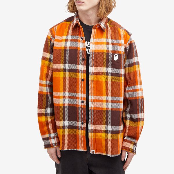 A Bathing Ape Checked Overshirt