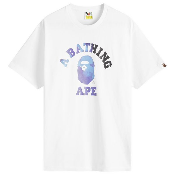 A Bathing Ape Tie Dye College T-Shirt