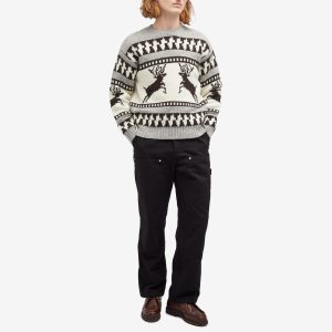 BEAMS Winter Pattern Crew Jumper