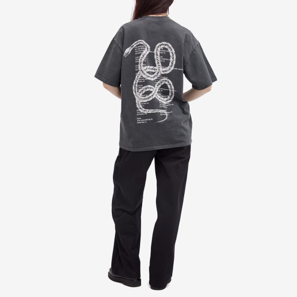 Anine Bing Kent Snake T-Shirt