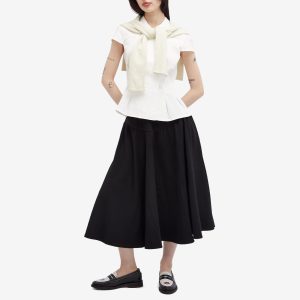 Peachy Den Deba Wool Midi Skirt