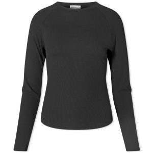 Adanola  Long Sleeve Rib Raglan Top