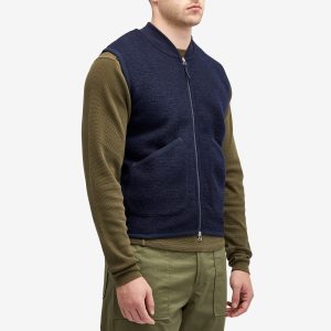 Universal Works Wool Fleece Zip Waistcoat