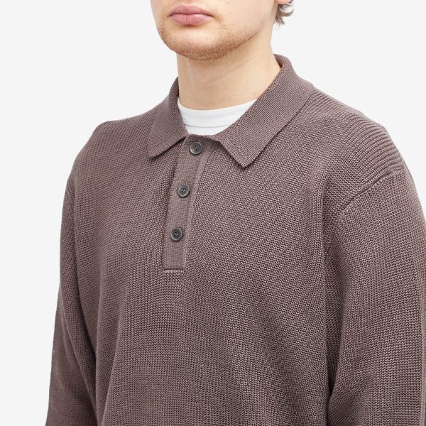 Corridor Long Sleeve Slouchy Polo