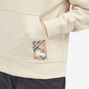 Burberry Check Label Hoodie