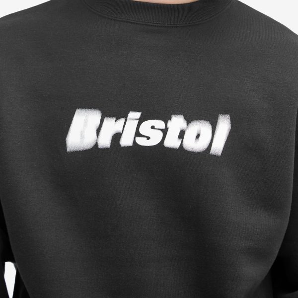 F.C. Real Bristol Blurred Logo Crewneck Sweatshirt