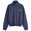 Sporty & Rich Vendome Embroidered Quarter Zip