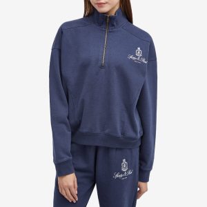 Sporty & Rich Vendome Embroidered Quarter Zip