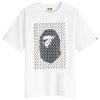 A Bathing Ape Sta Houndstooth Ape Head T-Shirt