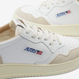 Autry Medalist Leather Suede Sneaker