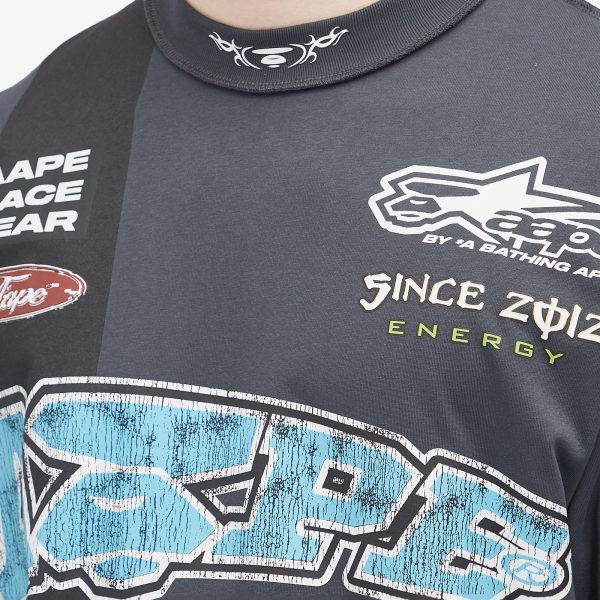 AAPE AOP Racing Long Sleeve T-Shirt