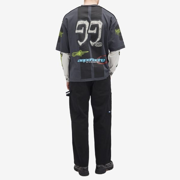 AAPE AOP Racing Long Sleeve T-Shirt